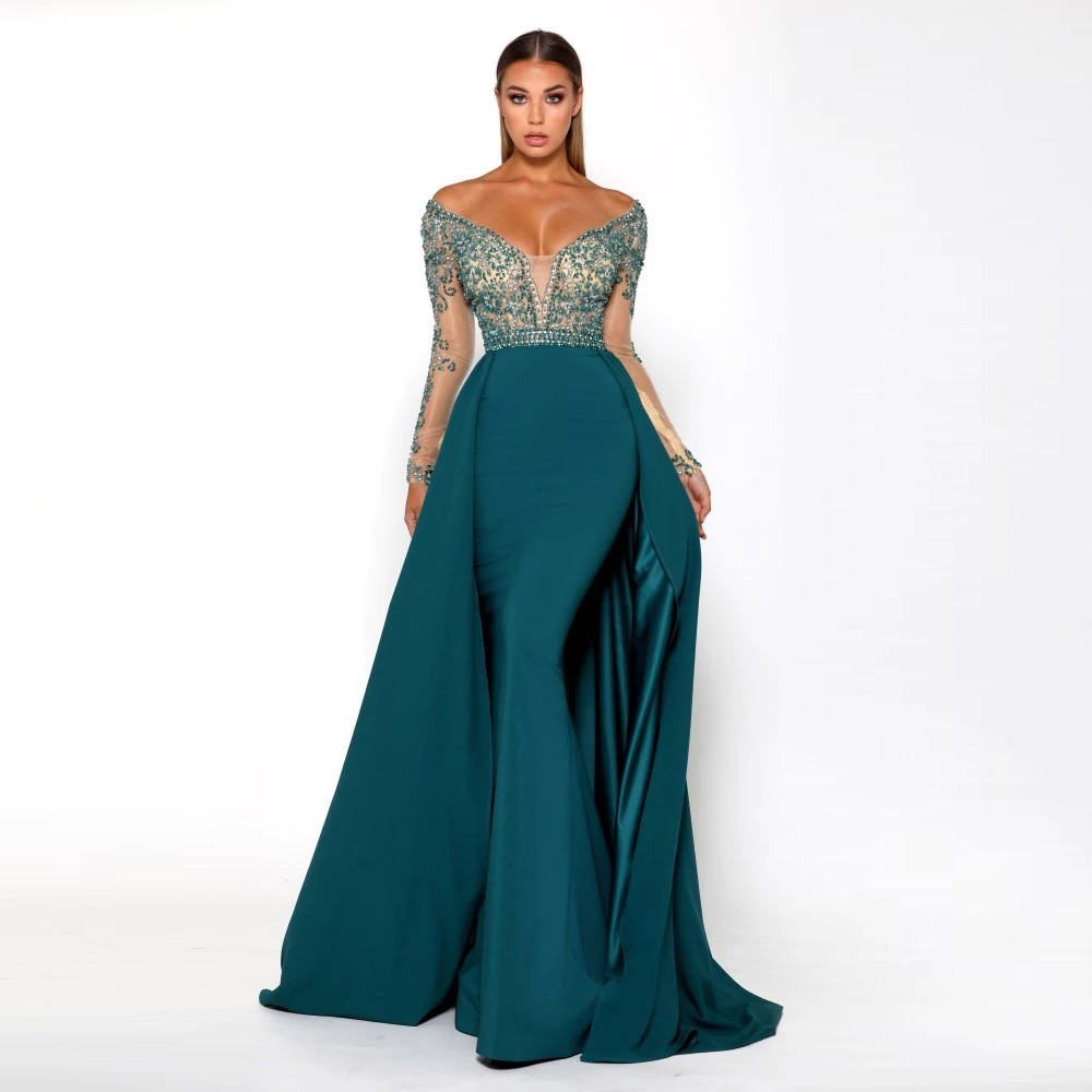 evening gowns with sleeves online