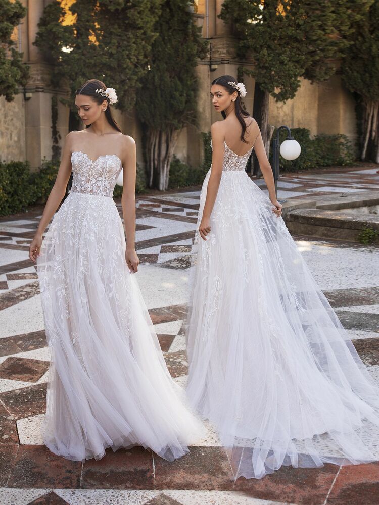 Lace Overlay Sheer Bridal Dress, Skirt, Top, Bridal Separates